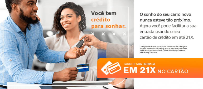 Parcele sua entrada em 21x