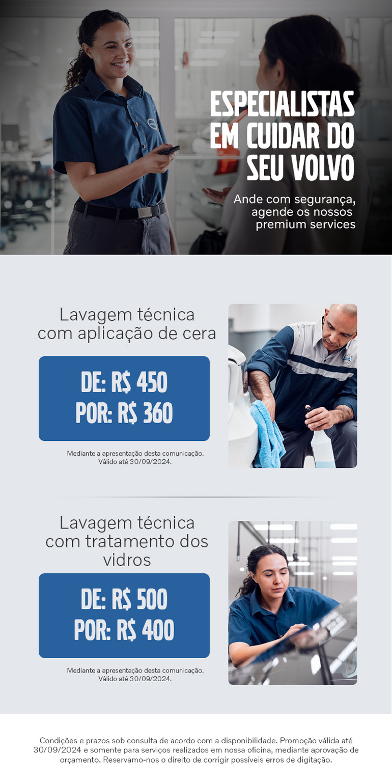Especialistas em cuidar do seu Volvo!