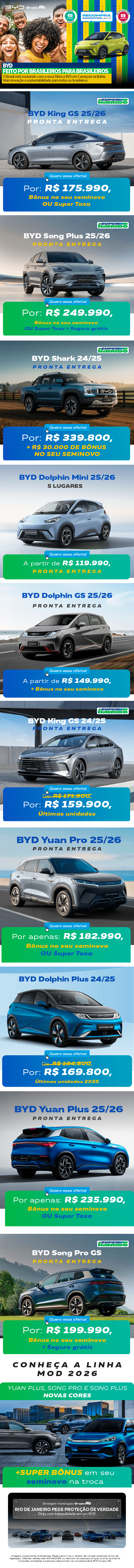 BYD Feita por Brasileiros, para Brasileiros