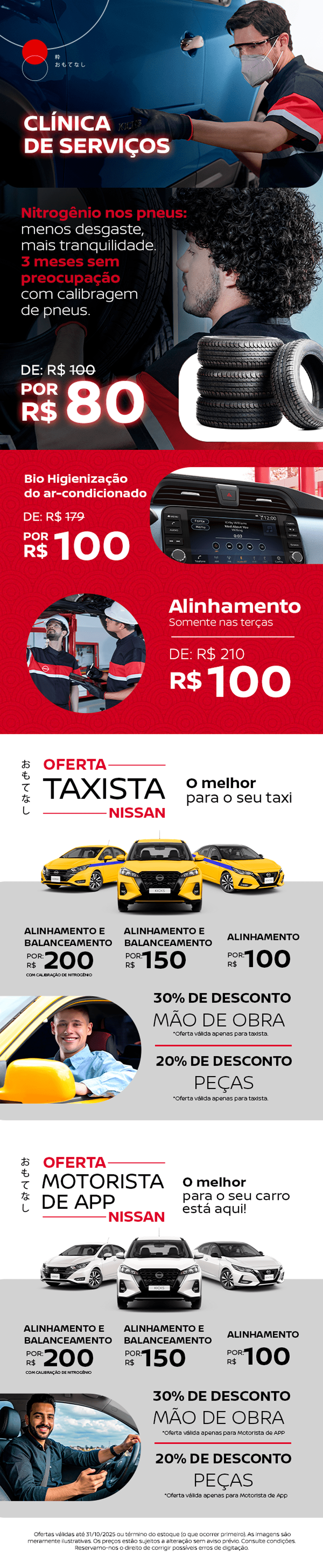 Clínica de Serviços - Nissan