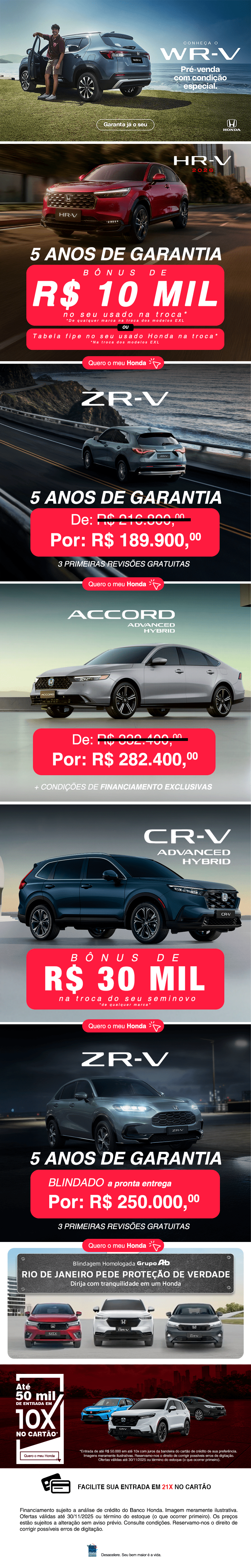 Compre o Novo WR-V em Pré-venda!