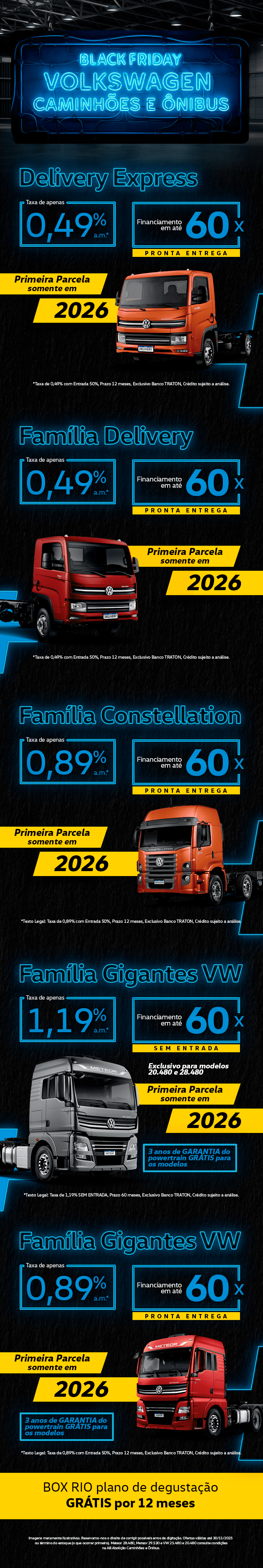 Black Friday - VW Caminhões
