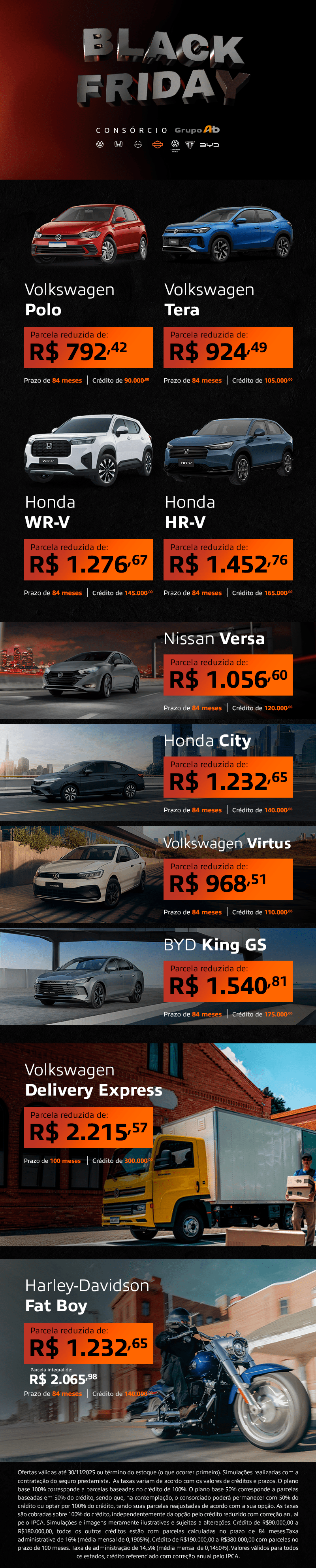 Black Friday IMPERDIVEL no Grupo AB!
