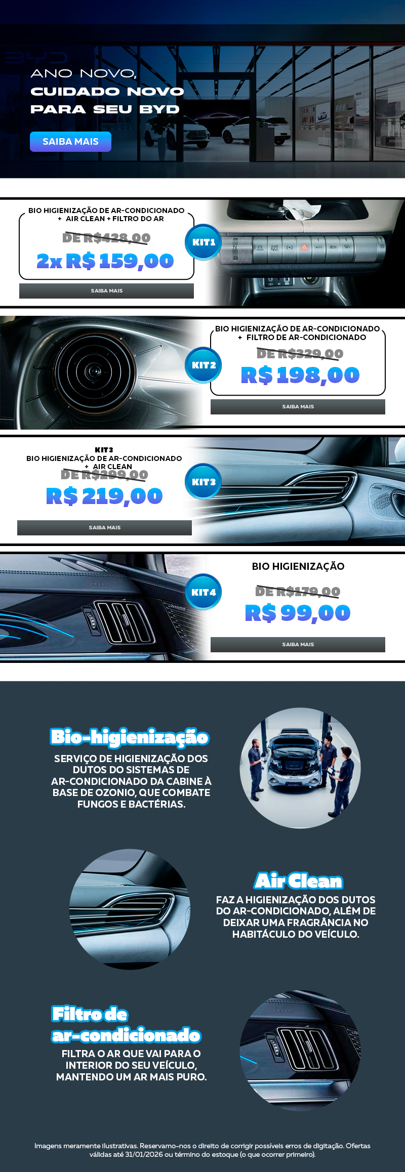 Ano novo, Cuidado novo para o seu BYD