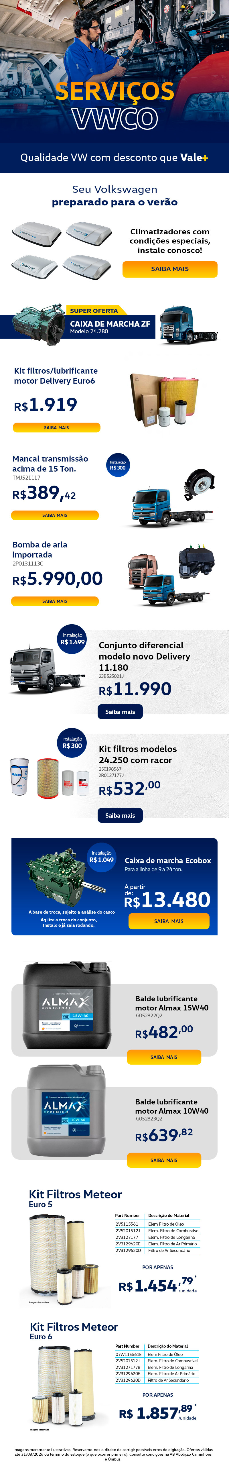 Qualidade com descontos que valem +