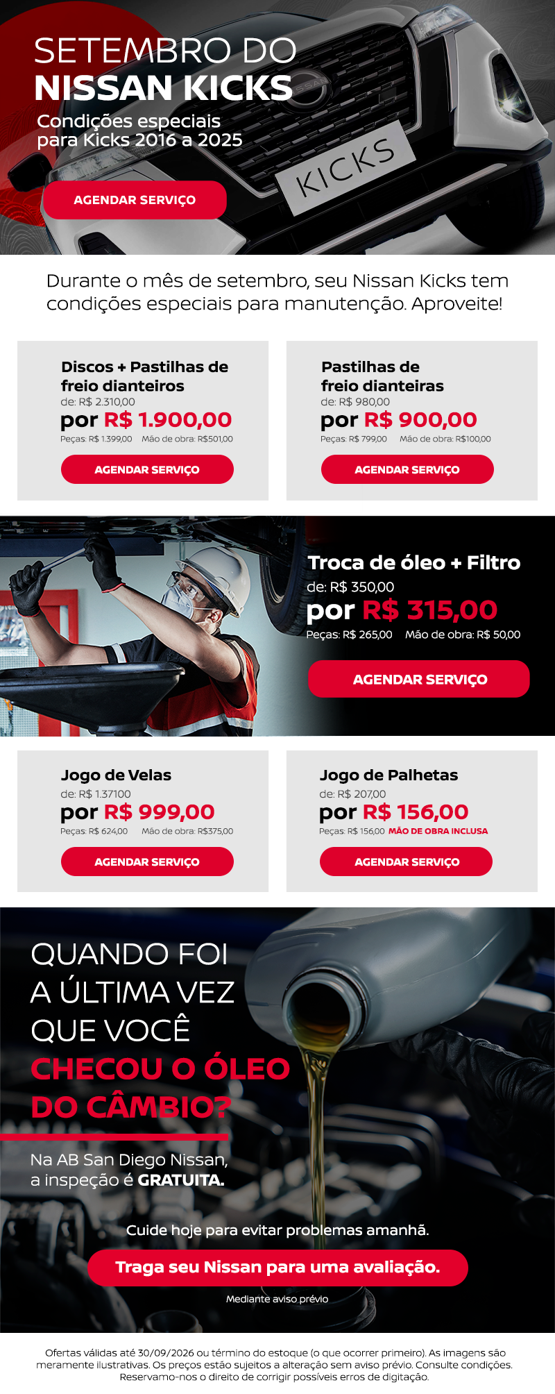 Setembro do Nissan Kicks