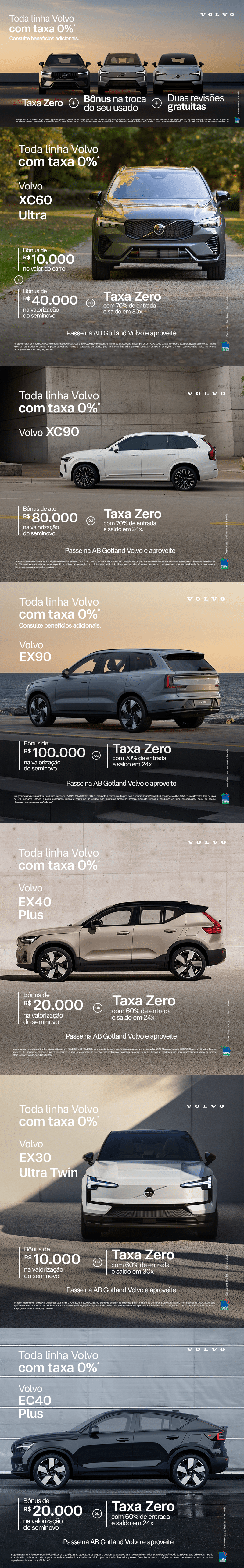 Conheça os modelos Volvo na AB Gotland!