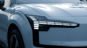 farol carro cinza