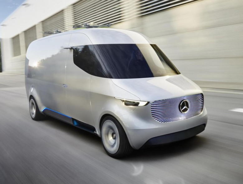 Vision Van pode reduzir o prazo estimado de entregas nas cidades.
Modelo elétrico percorre até 270 km com uma carga de bateria.