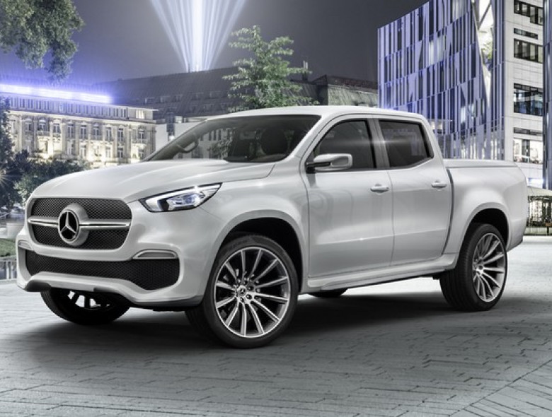 Inédita picape da Mercedes será vendido no Brasil no ano que vem.