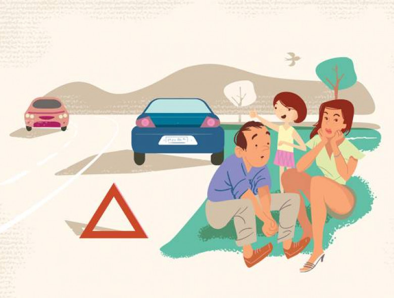 Antes de sair, planeje pausas ao longo do roteiro para esticar as pernas e aprenda o que fazer nos casos de emergência